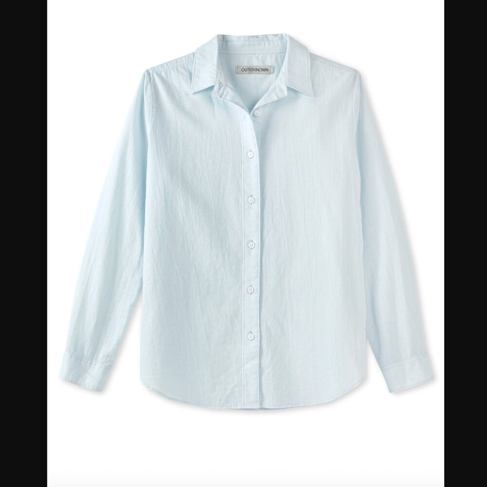 Outerknown Windrift Shirt in Clear Day | Size M